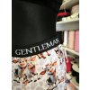 Pruženka/ guma do boxerek 35mm - GENTLEMAN - bílý text
