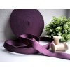Pruženka ramínková 23mm - plum red