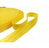 Lemovací půlená pruženka 19mm - žlutá