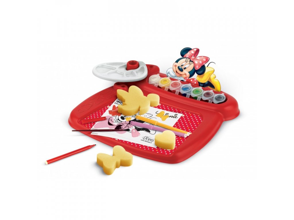 Disney Minnie Mouse - Malířská deska + houbičky