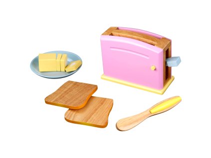 KidKraft Toastový set PASTEL - doplňky do kuchyněk