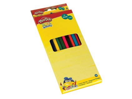 PLAY-DOH Trojhranné barevné pastelky 12 ks