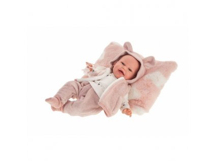 Antonio Juan 70150 CLARA- realistická panenka miminko se zvuky a měkkým látkovým tělem - 34 cm