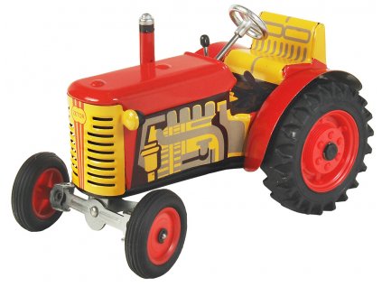 KOVAP TRAKTOR ZETOR ČERVENÝ - plastové disky