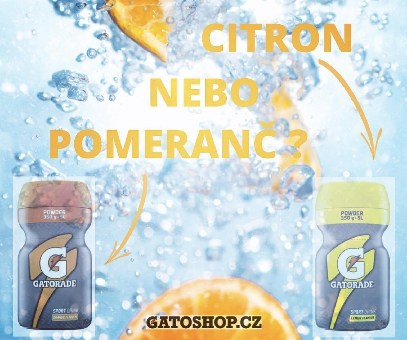 Jakou příchuť si vybereš? Citron nebo pomeranč?