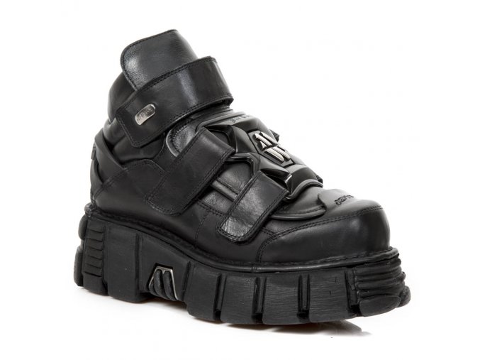 BOTY NEW ROCK M.285-S41 ITALI NEGRO, NOMADA NEGRO, TOWER NEGRO LATERAL