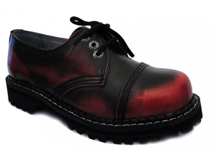 BOTY KMM 030  RED BLACK / 3 dírkové