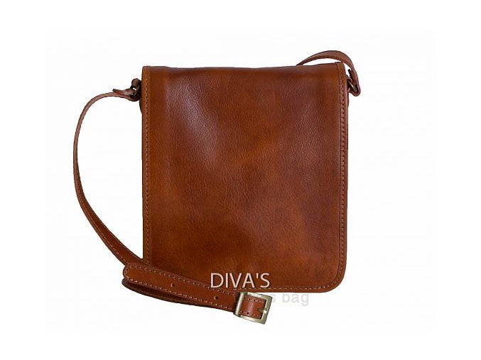 Dámská kožená kabelka DIVAs MESSENGER BAG MILANO -různé barvy