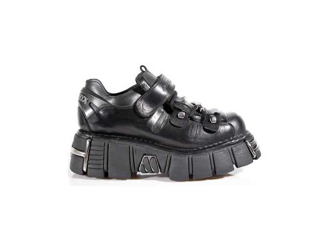 BOTY NEW ROCK  M.131-S1 Itali Negro, NOMADA NEGRO TOWER NEGRO ACERO.