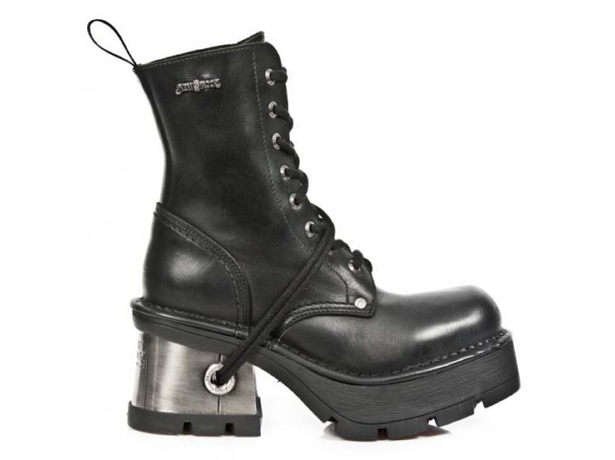 BOTY NEW ROCK M.8355-S1 ITALI NEGRO, PLANING NEGRO M8 ACERO