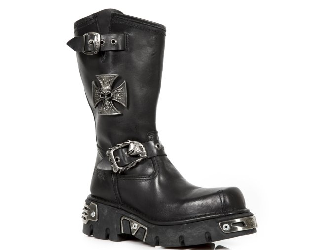 BOTY NEW ROCK M.1601-C1 ITALI NEGRO, REACTOR NEGRO TOBERAS