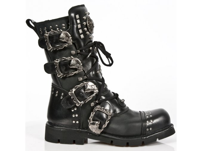 BOTY NEW ROCK M.1474-S1 NOMADA NEGRO, ITALI NEGRO, PLANING NEGRO SIN