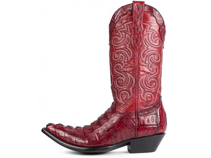 Dámská westernová obuv SENDRA TEXAS CUERVO CAIMAN ROJO CRESTA ROJO