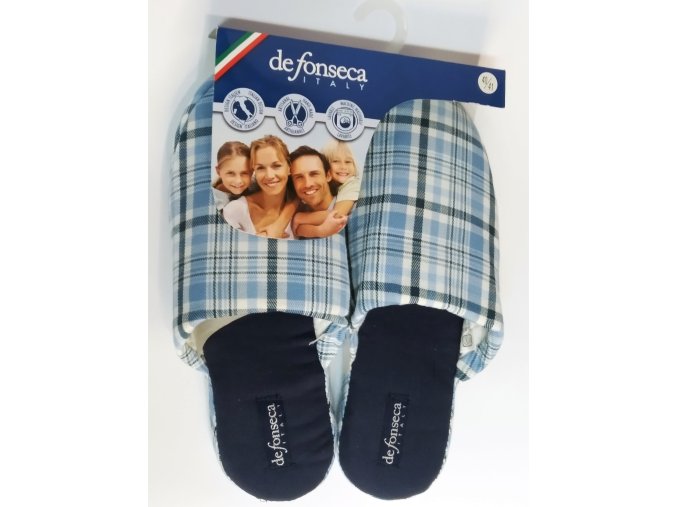 Dámská domácí obuv De Fonseca ROMATOPW50 - BLUE