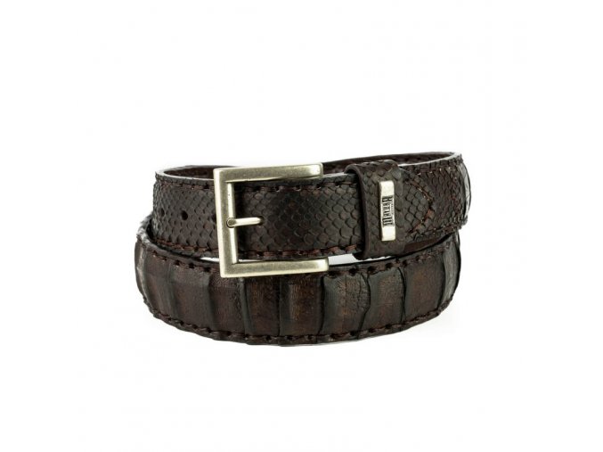 belt 214 crocodile python castana (3)