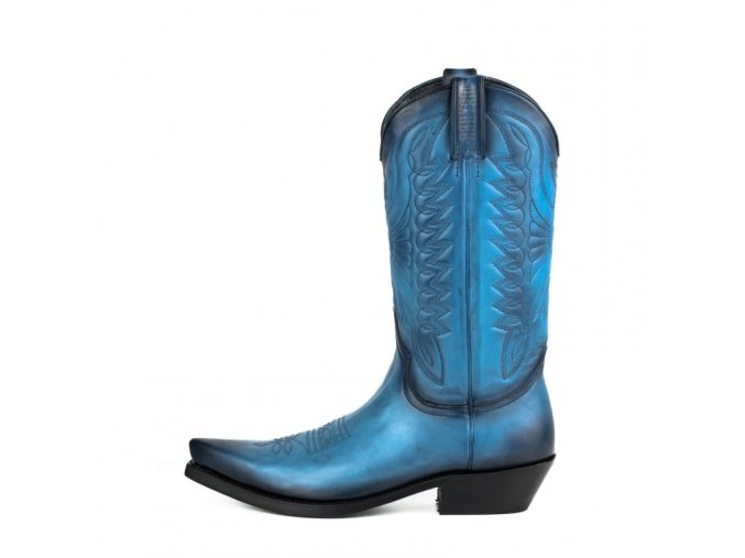 mayura boots 1920 blue vintage (1)