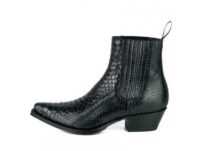 mayura boots marie 2496 black natural python (1)