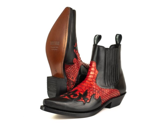 mayura boots rock 2500 black box red python (8)