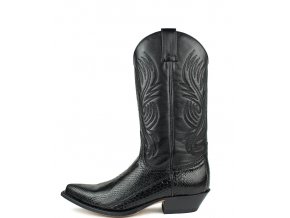 Unisex westernová obuv SENDRA 2605 PICO PYTHON BARR.NEGRO-BALTORO NEGRO