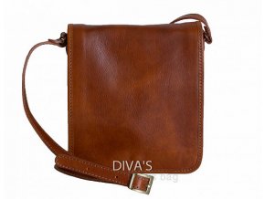 Dámská kožená kabelka DIVAs MESSENGER BAG MILANO -různé barvy