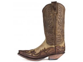 Unisex westernová obuv SENDRA 3241 CUERVO SPRINTER 7004/MAD DOG HUESO