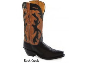 Jama Old West LF 1531 E ROCK CREEK BLACK/TAN dámská westernová obuv