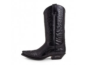 UNISEX westernová obuv SENDRA 3241  FLORA NEGRO-SPRINTER NEGRO