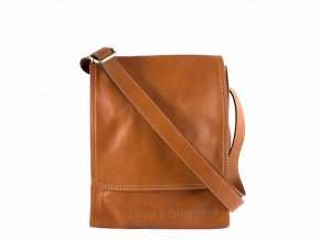 Unisex kožená brašna DIVAs MESSENGER BAG PARIGI -různé barvy