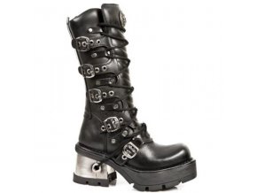 BOTY NEW ROCK M.1016-S1 ITALI NEGRO, PLANING NEGRO M8 ORIFI Y CANAL