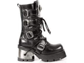 BOTY NEW ROCK M.373-S33 ITALI Y NOMADA NEGRO, PLANING NEGRO M8 ACERO OR Y CAN