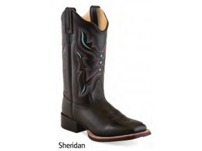 Jama Old West 18121E SHERIDAN BLACK dámská westernová obuv