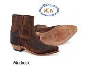 Westernové boty Jama Old West MF1516 MUDROCK BROWN PULL UP