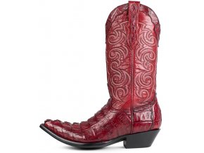 Dámská westernová obuv SENDRA TEXAS CUERVO CAIMAN ROJO CRESTA ROJO