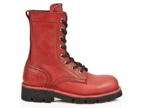 BOTY NEW ROCK M.1423-C8 NATURE ROJO PLANING NEGRO SIN COMFORT PLUS