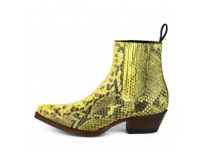 Dámská westernová obuv Mayura Boots Marie 2496 PYTHON NATURAL AMARILLO