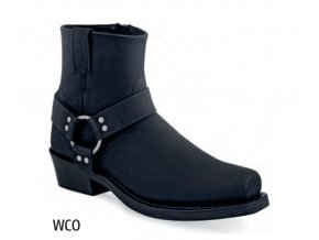Pánské westernové boty Jama Old West MB2057 WCO BLACK DISTRESS black