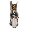 BOTY NEW ROCK M.BULL015-C1 MEXICO CUERO, PITON NEGRO, BULL NEGRO TACON BULL ACERO