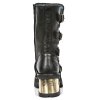 BOTY NEW ROCK M.8373-C1 ITALI NEGRO NOMADA NEGRO PL NEW NEGRO M8 ORO VIEJO