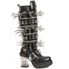 BOTY NEW ROCK M.8332-C1 ITALI NEGRO, NOMADA NEGRO,PLAT.NEGRA NRK TACON BAN