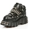 BOTY NEW ROCK M.1035-C1 ITALI NEGRO NOMADA NEGRO TOWER NEGRO ACERO