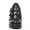 BOTY NEW ROCK M.GOTH5830-C1 NOMADA NEGRO, PLATF.GOTH TACON ACERO