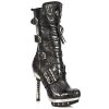 BOTY NEW ROCK M.PUNK049-S1 ITALI NEGRO, NOMADA NEGRO, PLATF. PUNK T CANYON