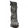 BOTY NEW ROCK M.MR030-S2 VINTAGE RASPADO NEGRO, MOTOROCK NEGRO T.ACERO
