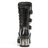 BOTY NEW ROCK M.1029-C1 NOMADA NEGRO ITALI NEGRO PLANING NEG NEW M8 ACERO