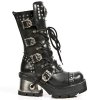 BOTY NEW ROCK M.1029-C1 NOMADA NEGRO ITALI NEGRO PLANING NEG NEW M8 ACERO