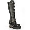 BOTY NEW ROCK M.1027-C1 ITALI NEGRO TIMBER NEGRO PLANING M8 ACERO