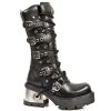 BOTY NEW ROCK M.1016-S1 ITALI NEGRO, PLANING NEGRO M8 ORIFI Y CANAL