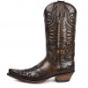 Unisex westernová obuv SENDRA 6056 JAVI BRITNES FLO MARRON