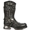 BOTY NEW ROCK M.MR022-S1 BUFALO Negro, Itali Negro, MOTOROCK NEGRO ACERO