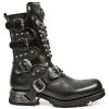 BOTY NEW ROCK M.MR019-S1 ITALI NEGRO, NOMADA NEGRO, MOTOROCK NEGRO ACERO